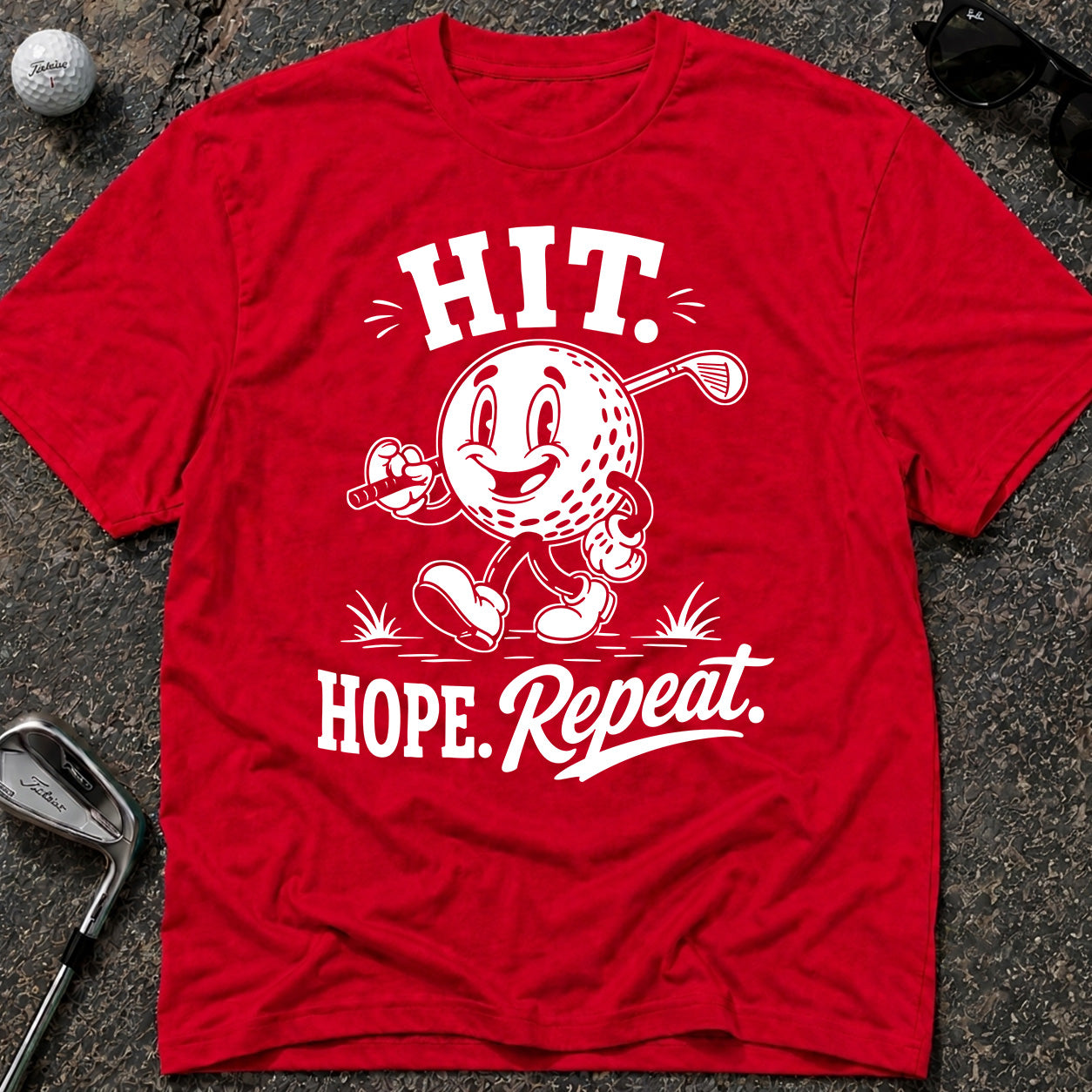 HIT HOPE REPEAT Golf T-Shirt