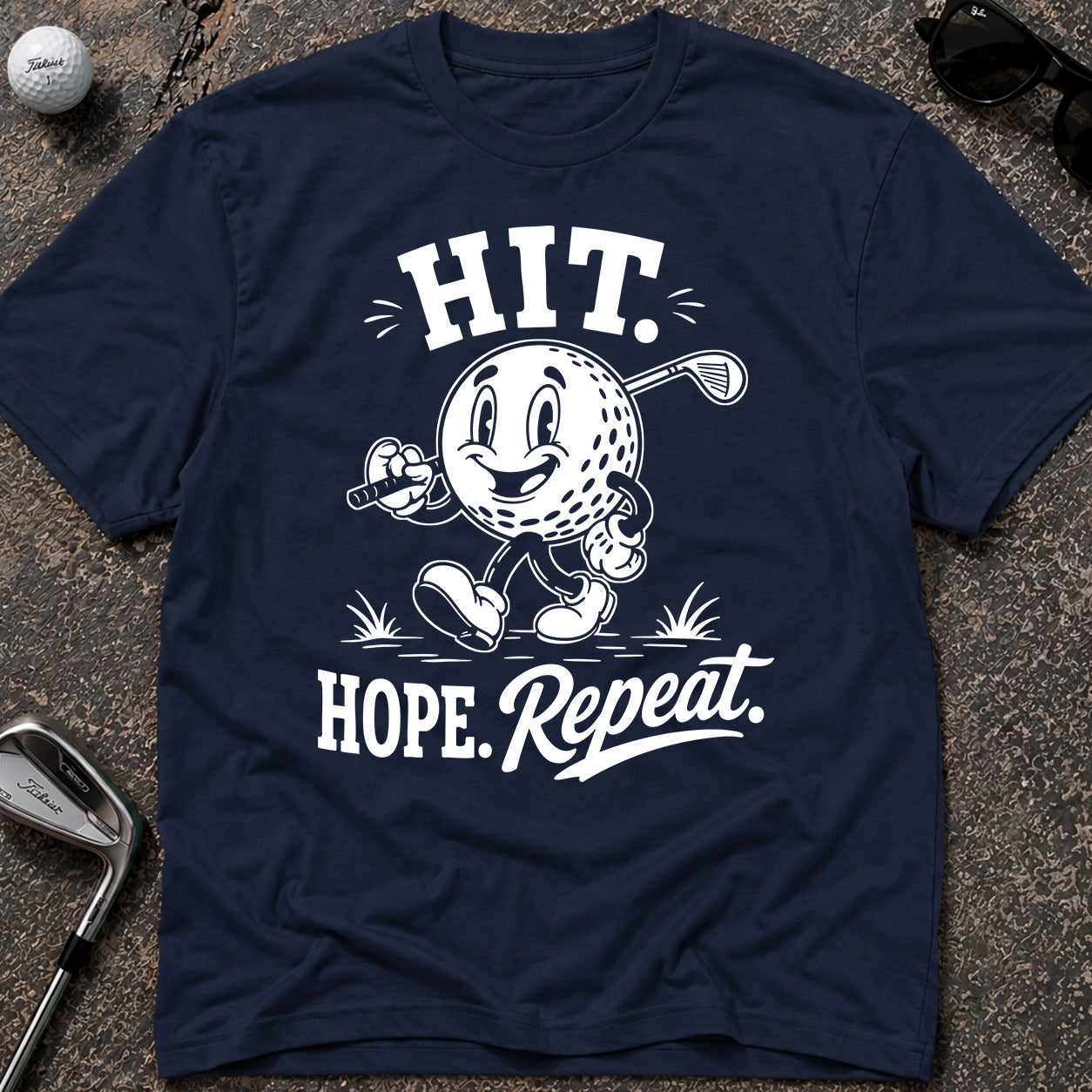 HIT HOPE REPEAT Golf T-Shirt