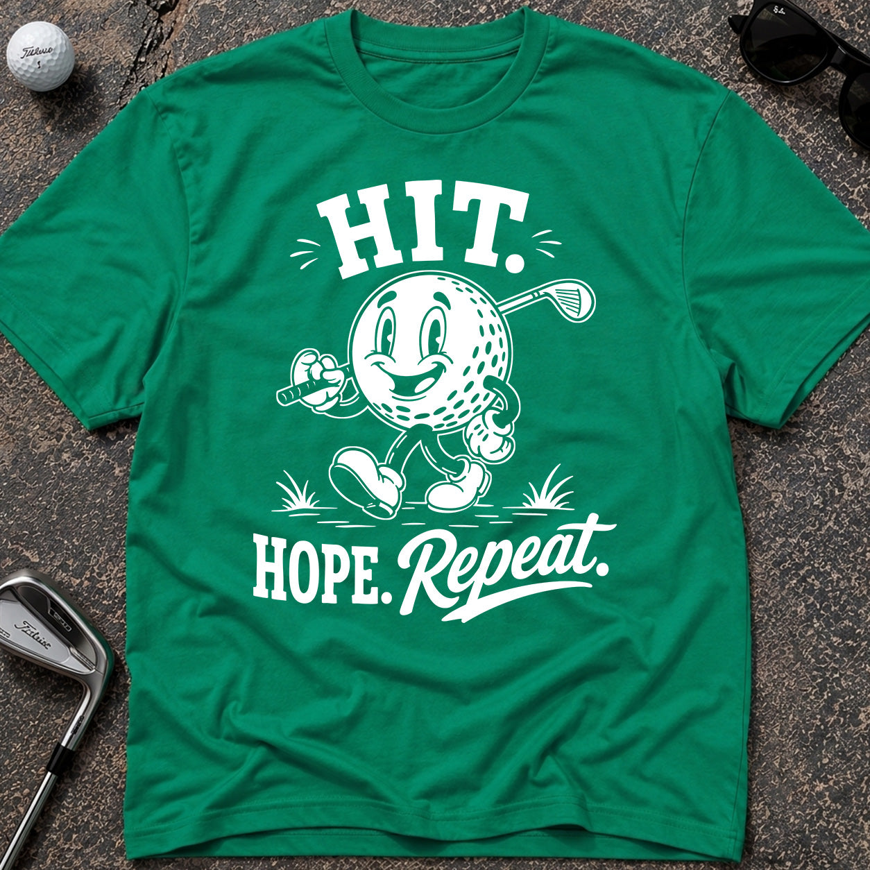 HIT HOPE REPEAT Golf T-Shirt