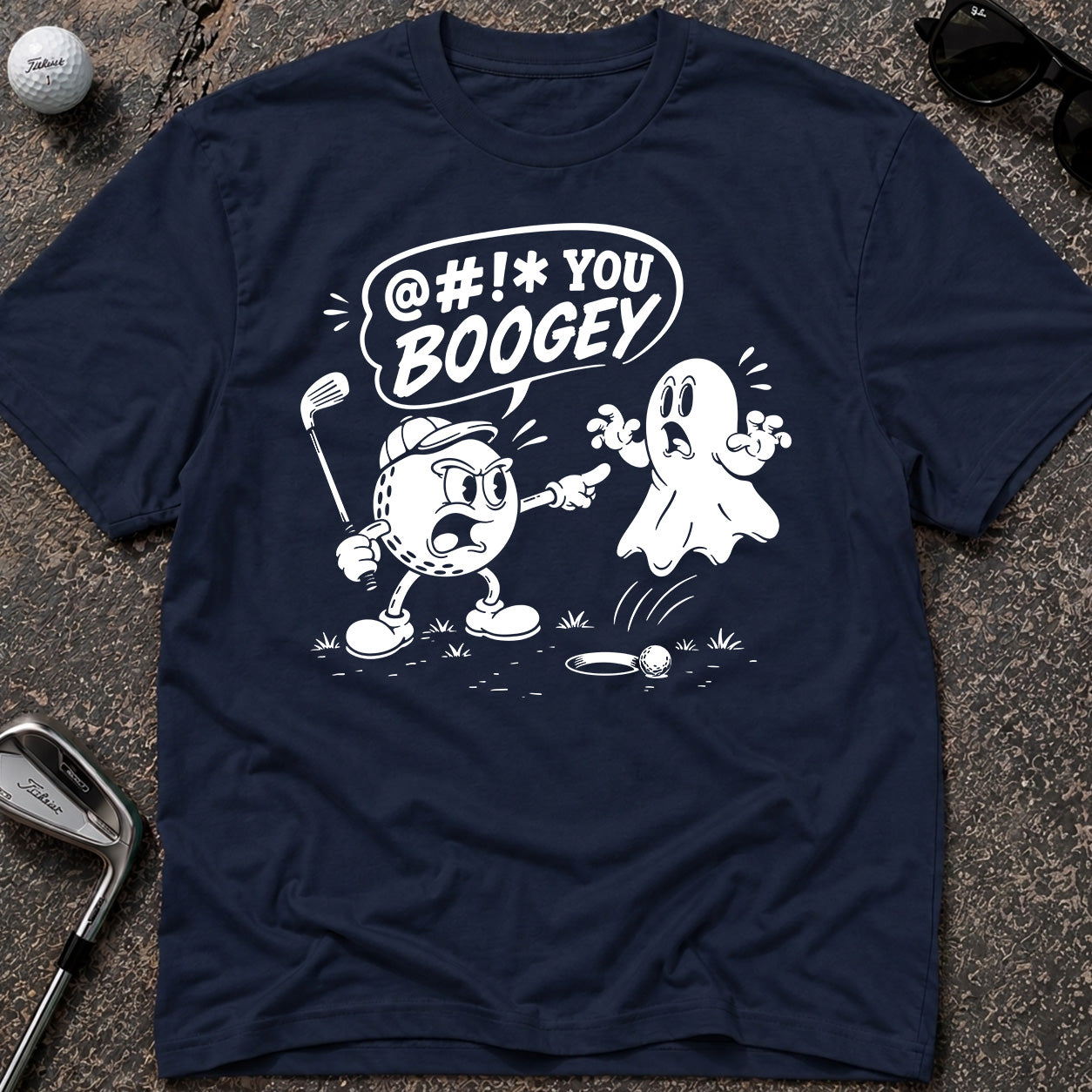 BOOGEY GHOST ANGER Golf T-Shirt