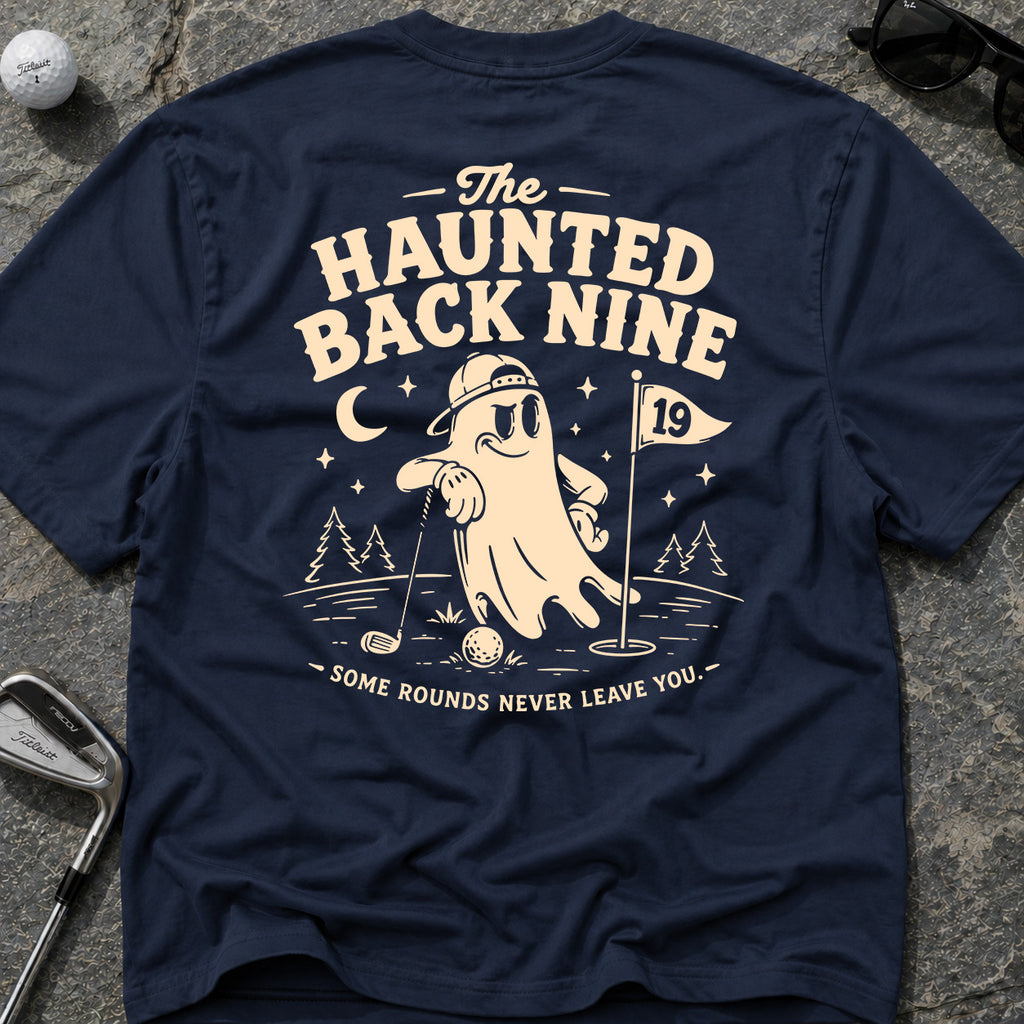 HAUNTED BACK NINE Golf T-Shirt