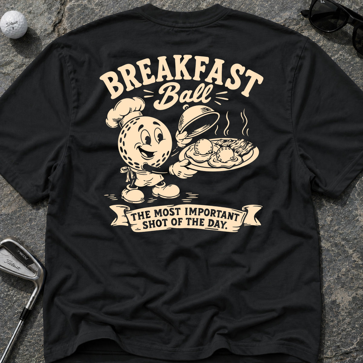 Breakfast Ball Served Golf T-Shirt