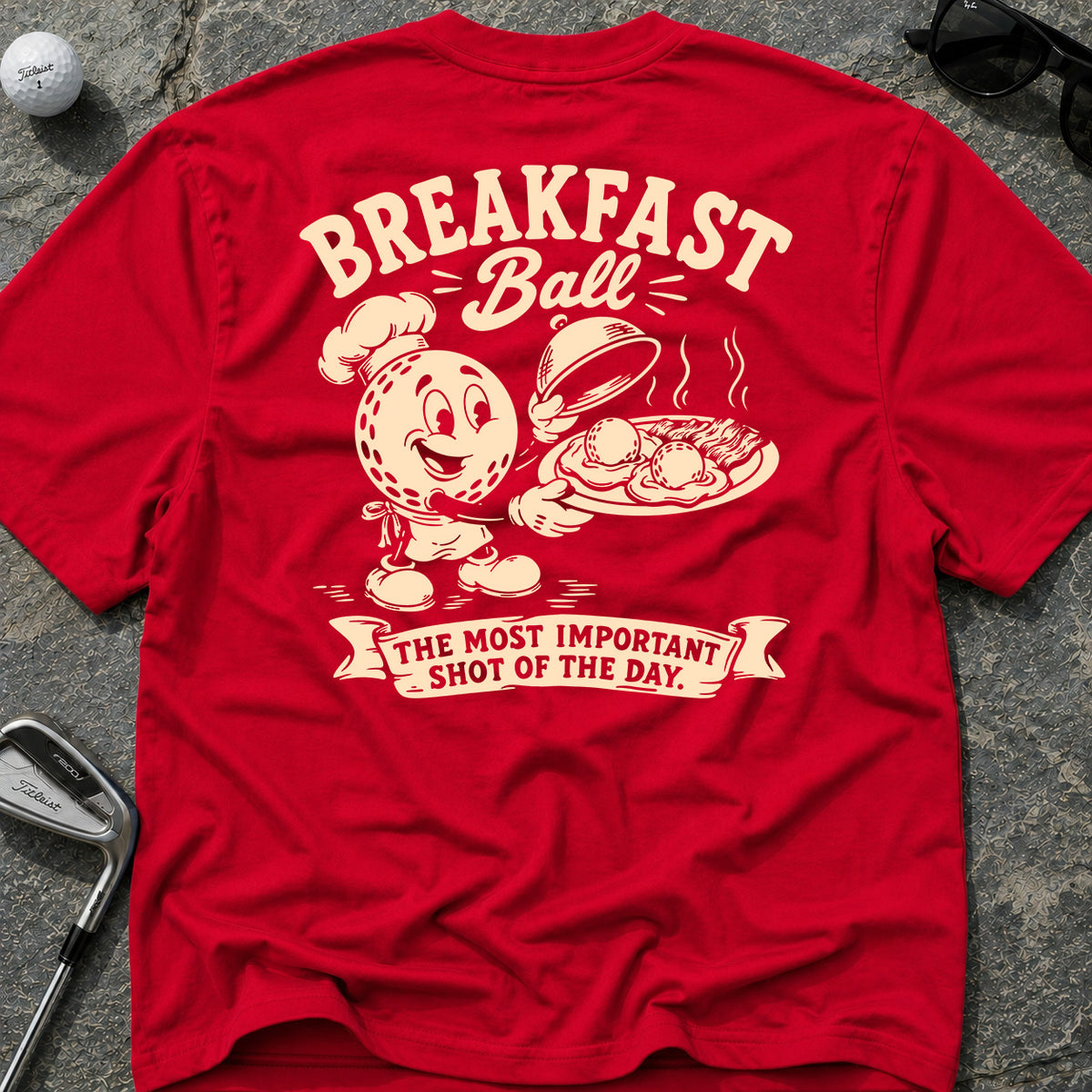 Breakfast Ball Served Golf T-Shirt