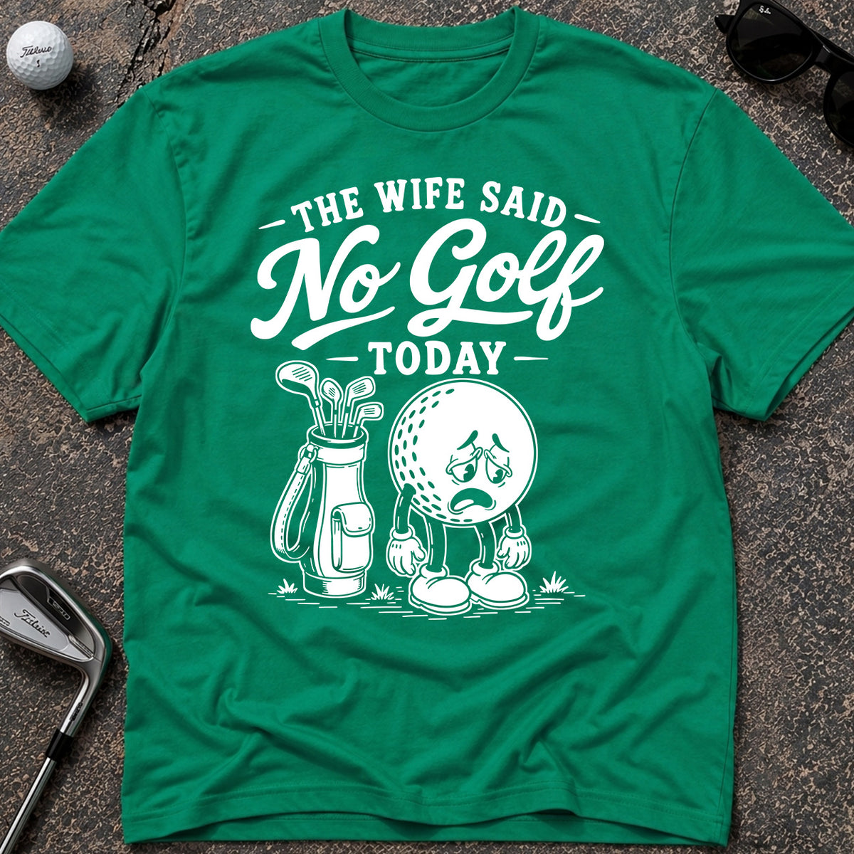NO GOLF WIFE Golf T-Shirt