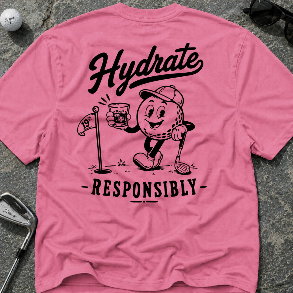 Hydrate 19th Golf T-Shirt