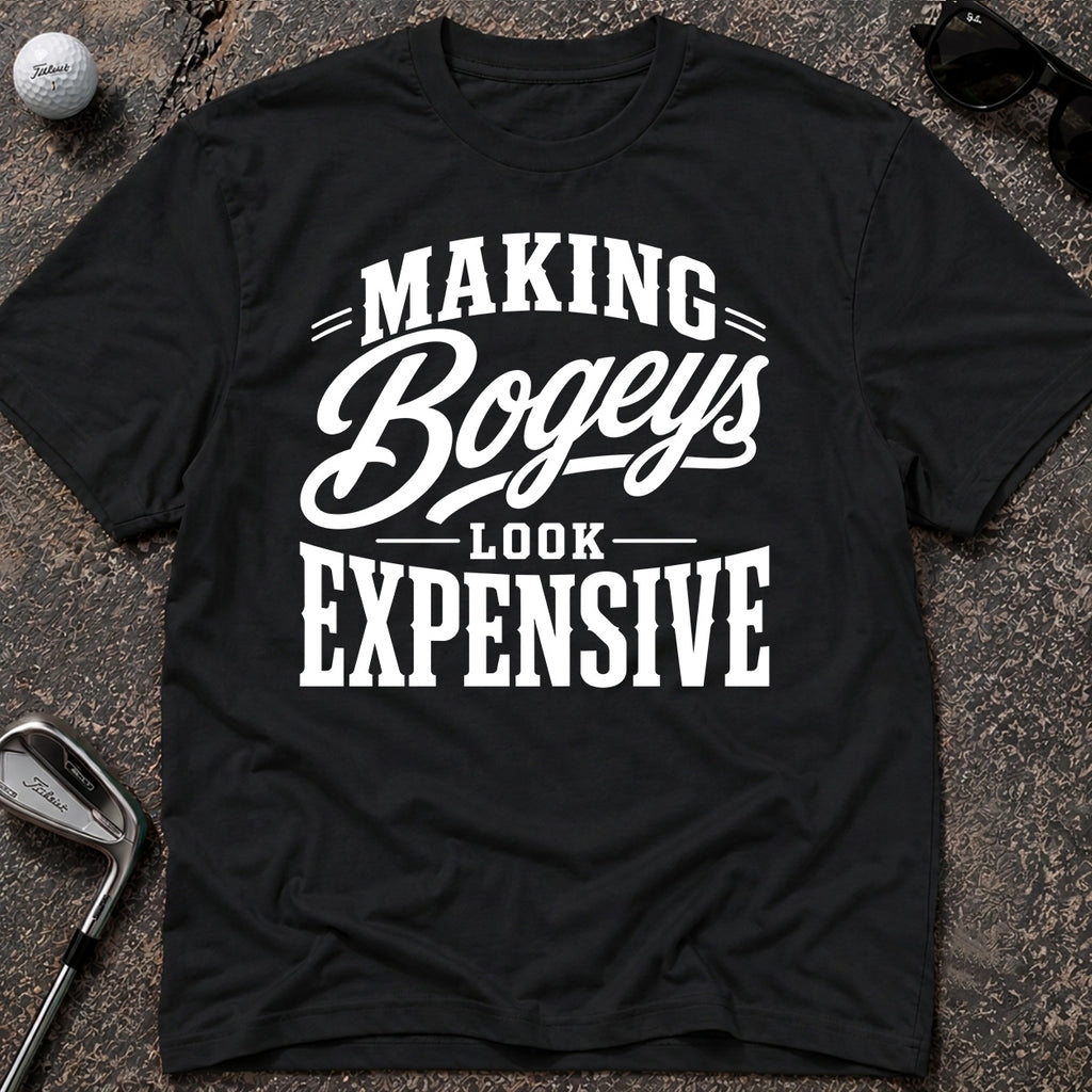 EXPENSIVE SHOTS Golf T-Shirt