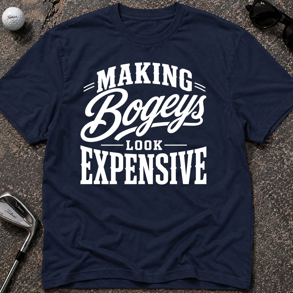 EXPENSIVE SHOTS Golf T-Shirt