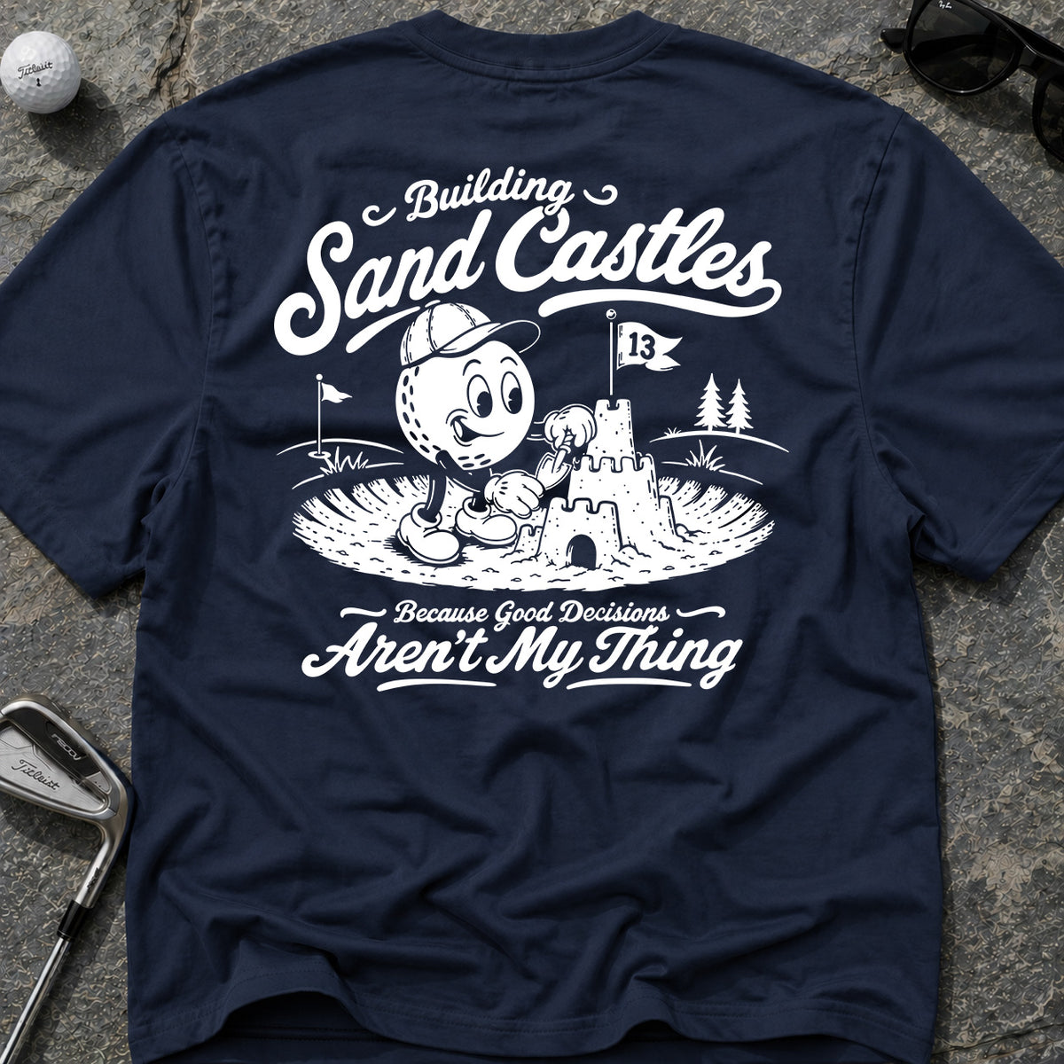 SAND CASTLES Golf T-Shirt