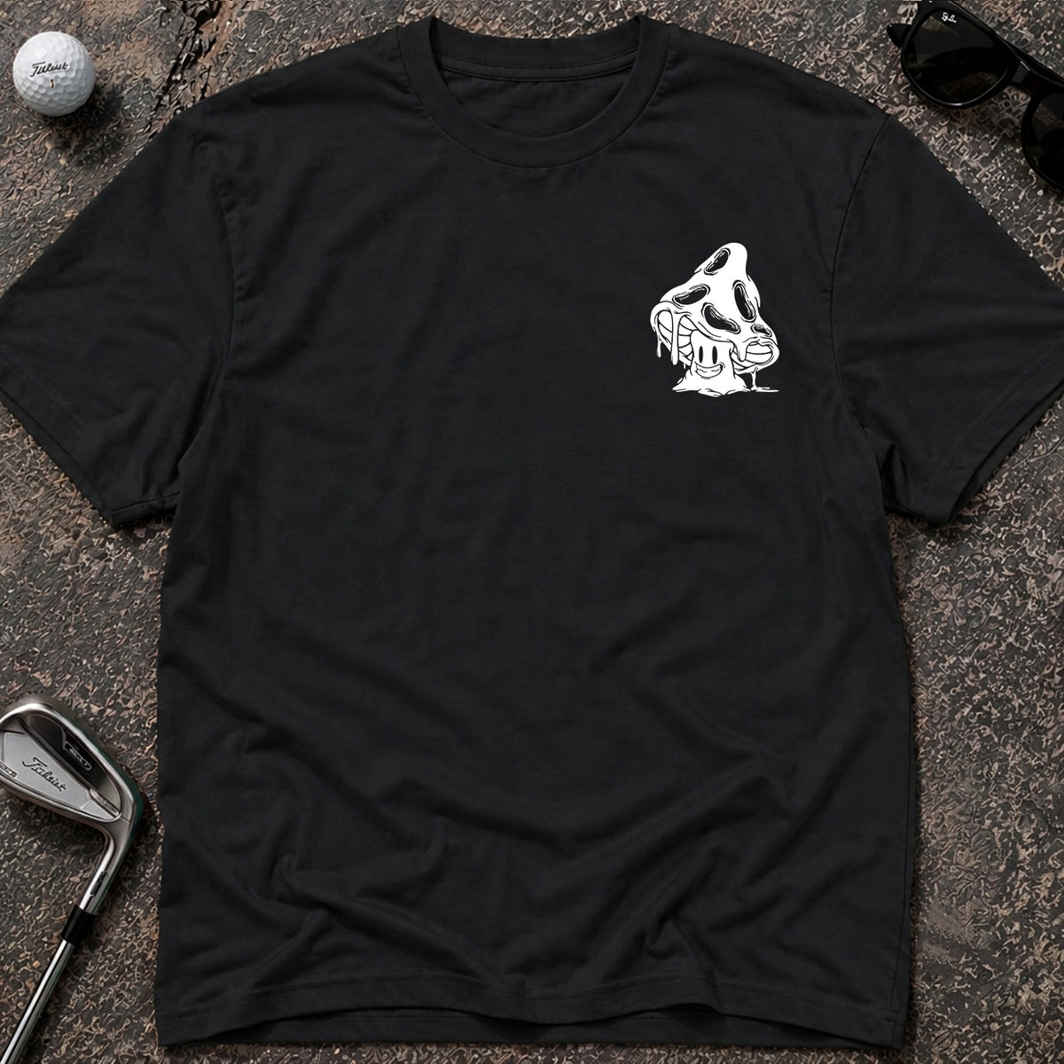 MUSHROOM DRIVE Golf T-Shirt