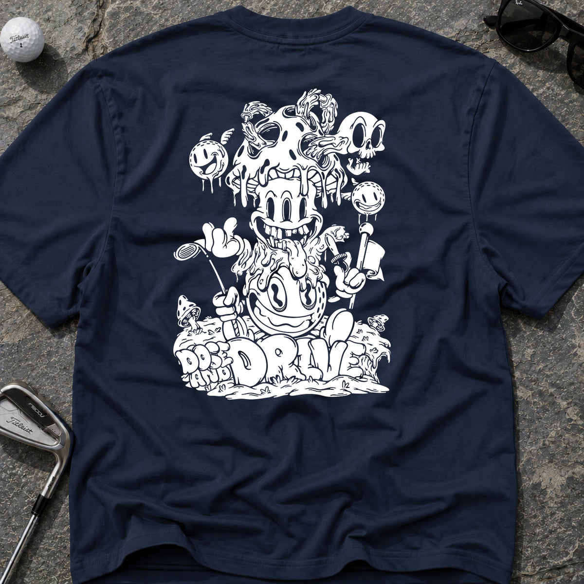 MUSHROOM DRIVE Golf T-Shirt