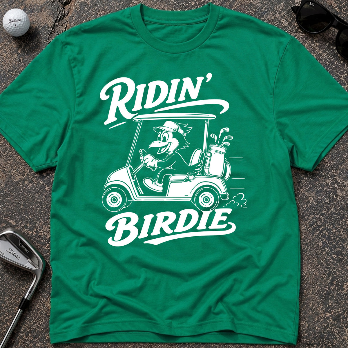RIDIN' BIRDIE Golf T-Shirt