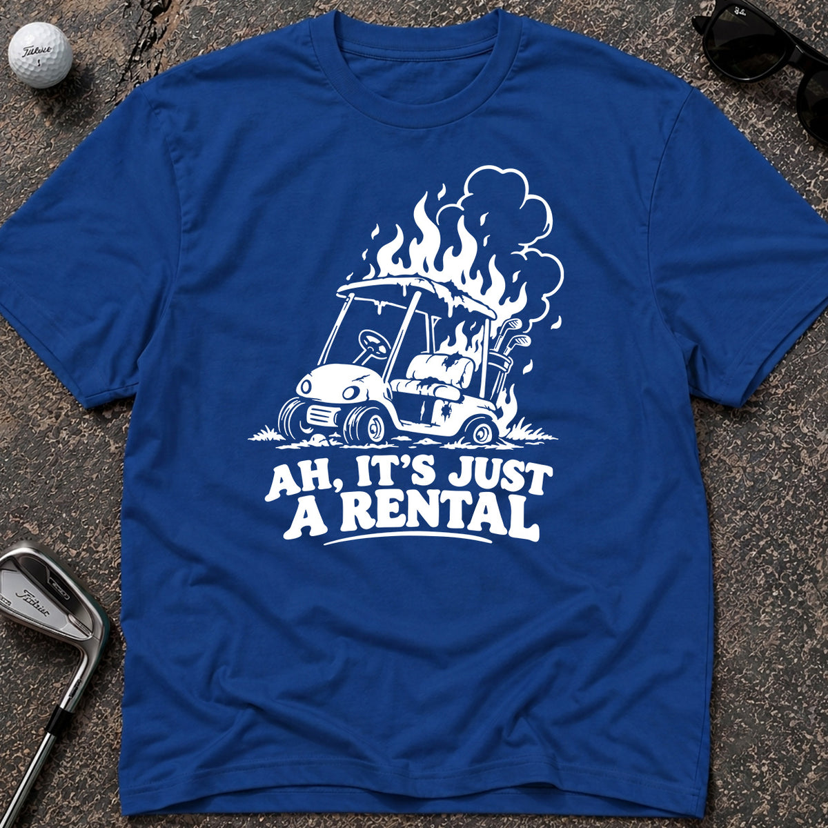 FIRE RENTAL Golf T-Shirt