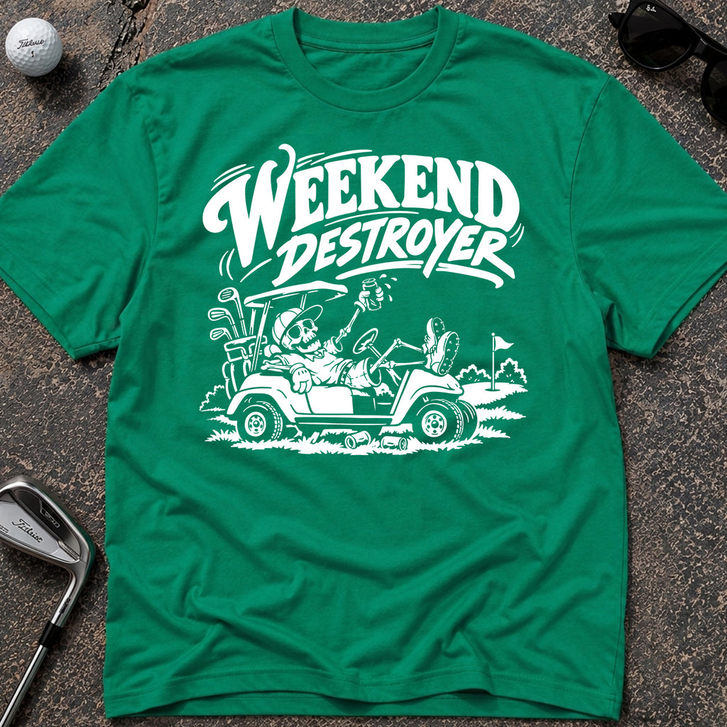 WEEKEND DESTROYER SKEL Golf T-Shirt