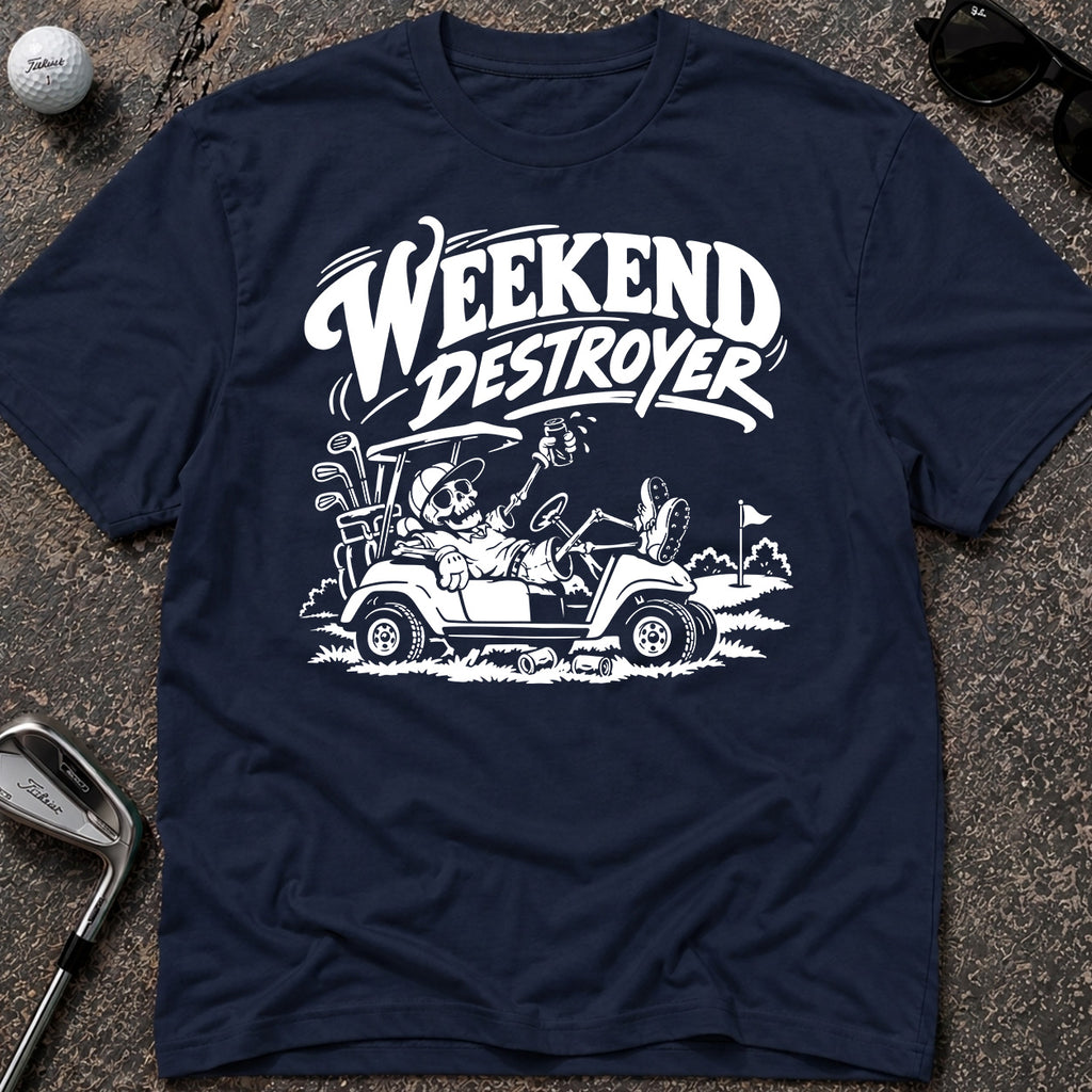 WEEKEND DESTROYER SKEL Golf T-Shirt