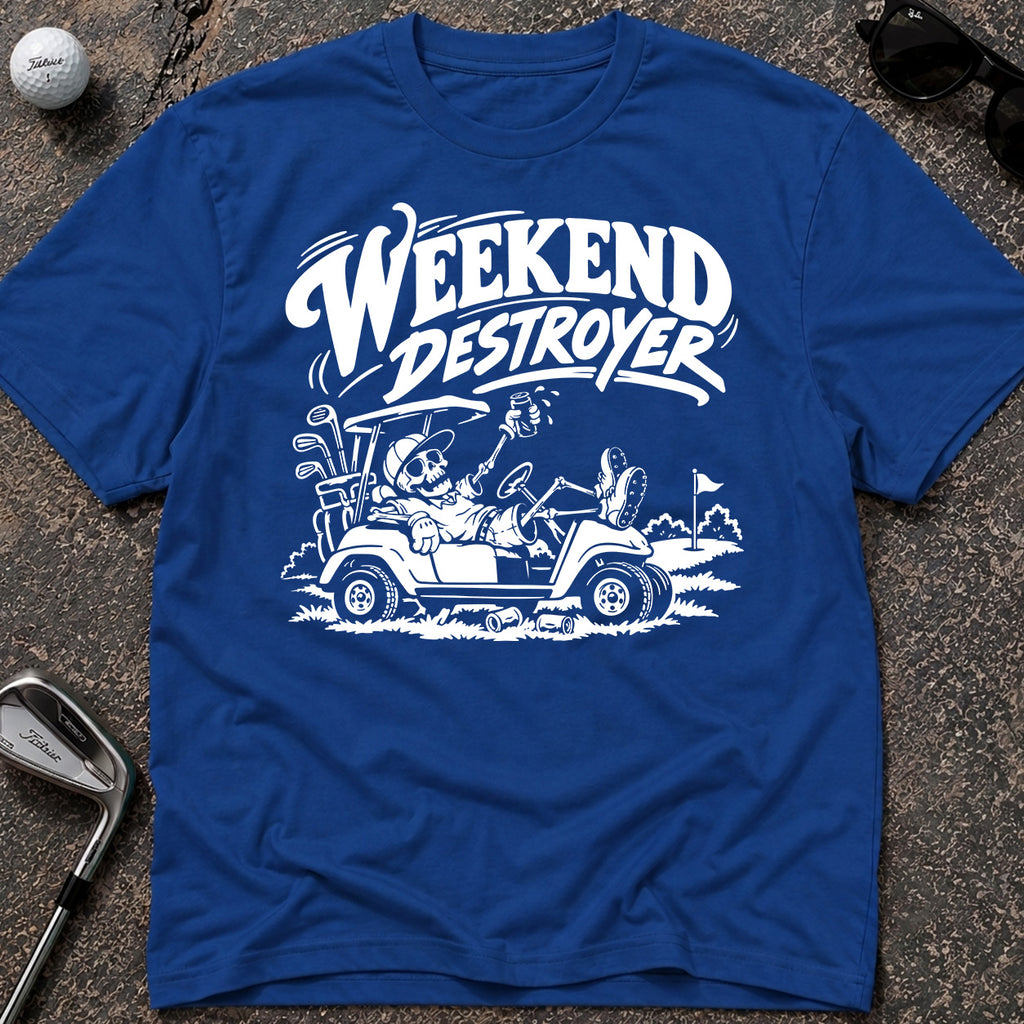 WEEKEND DESTROYER SKEL Golf T-Shirt