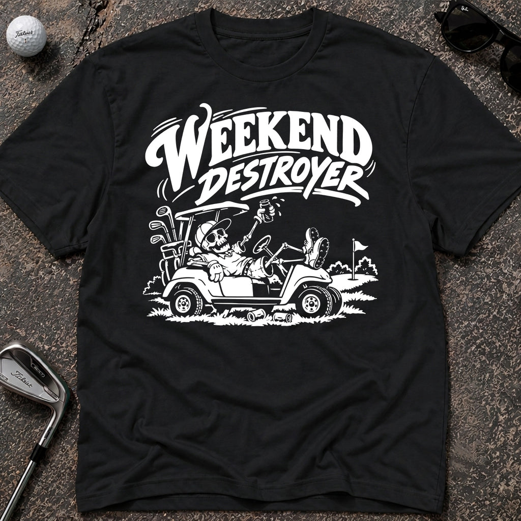 WEEKEND DESTROYER SKEL Golf T-Shirt