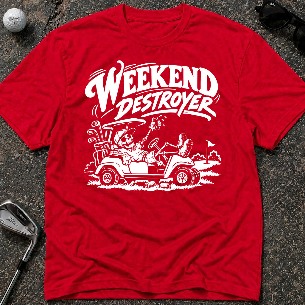WEEKEND DESTROYER SKEL Golf T-Shirt