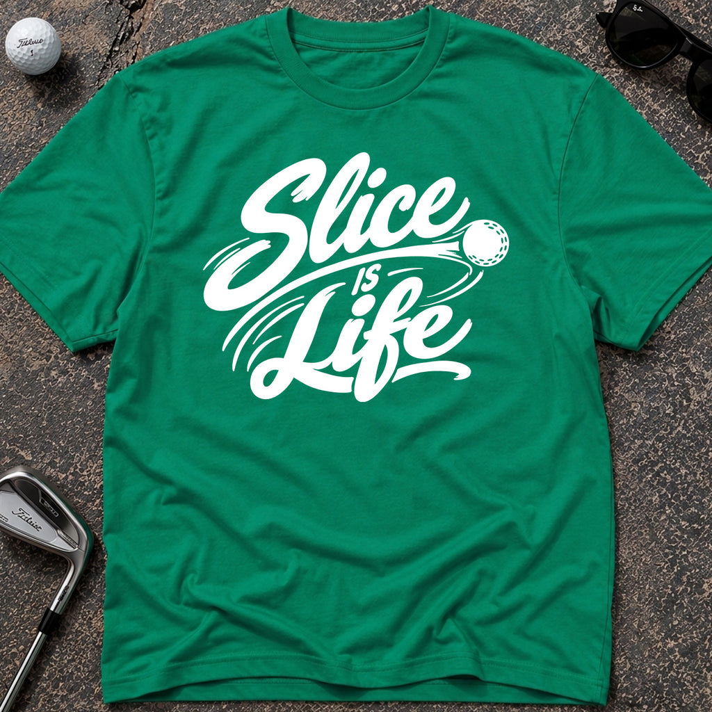 SLICE IS LIFE Golf T-Shirt