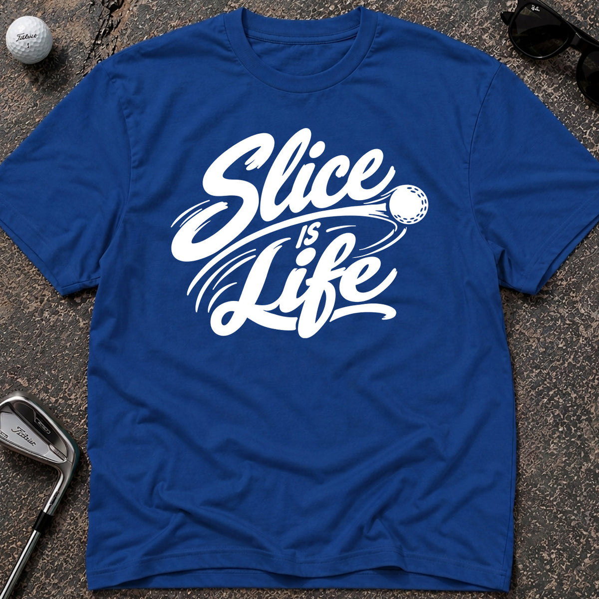 SLICE IS LIFE Golf T-Shirt
