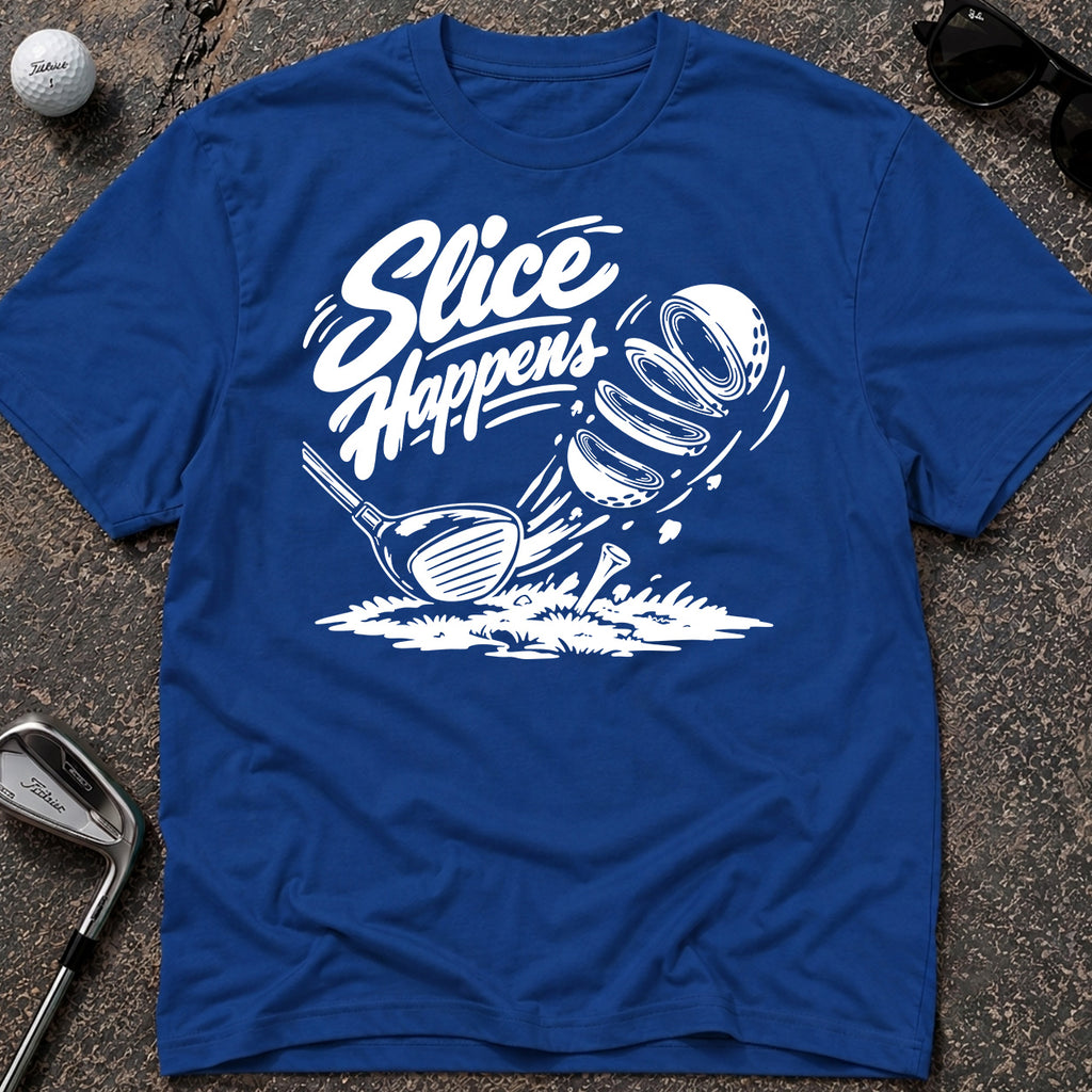 SLICE HAPPENS Golf T-Shirt
