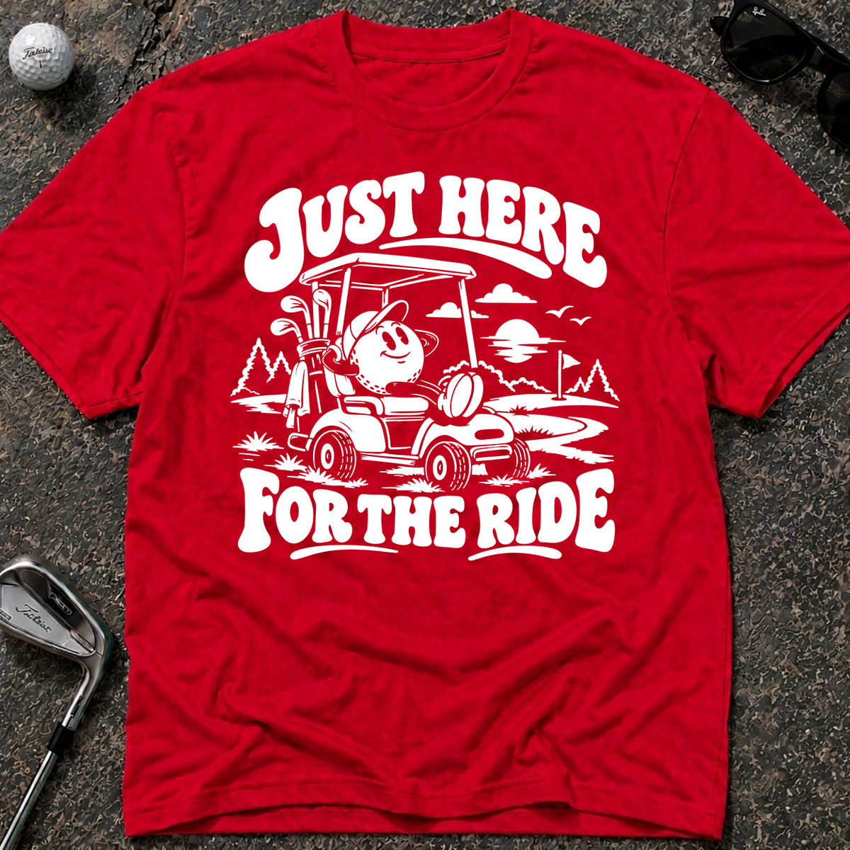 FOR THE RIDE Golf T-Shirt