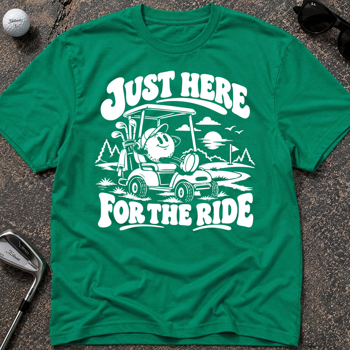 FOR THE RIDE Golf T-Shirt
