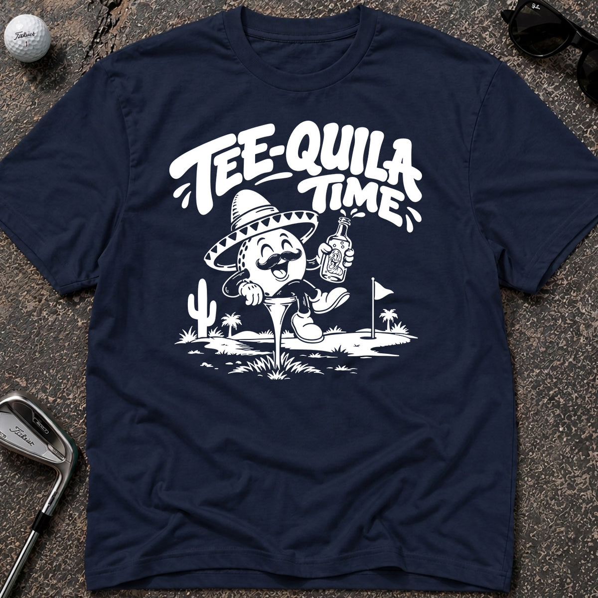 TEE-QUILA TIME Golf T-Shirt