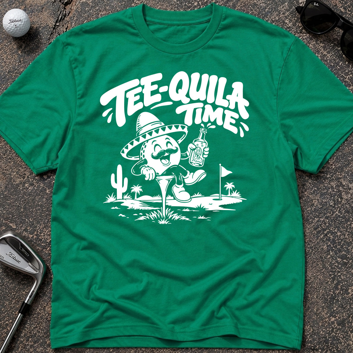 TEE-QUILA TIME Golf T-Shirt