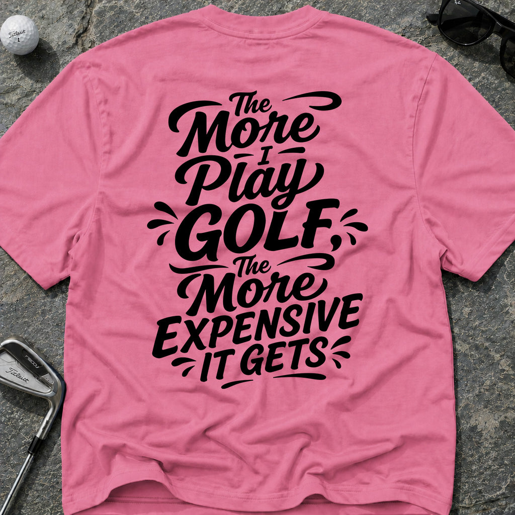 MORE I PLAY *BLACK* Golf T-Shirt