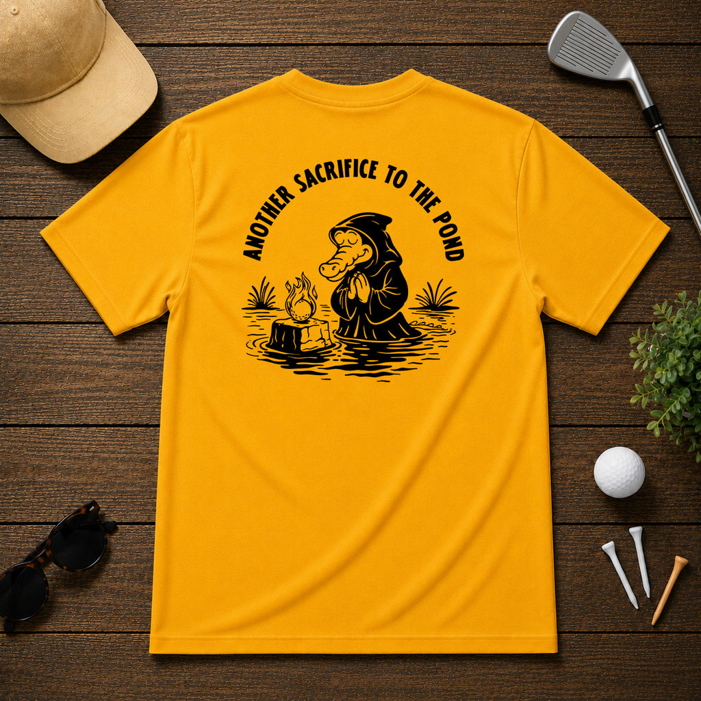 Funny alligator golfing shirt