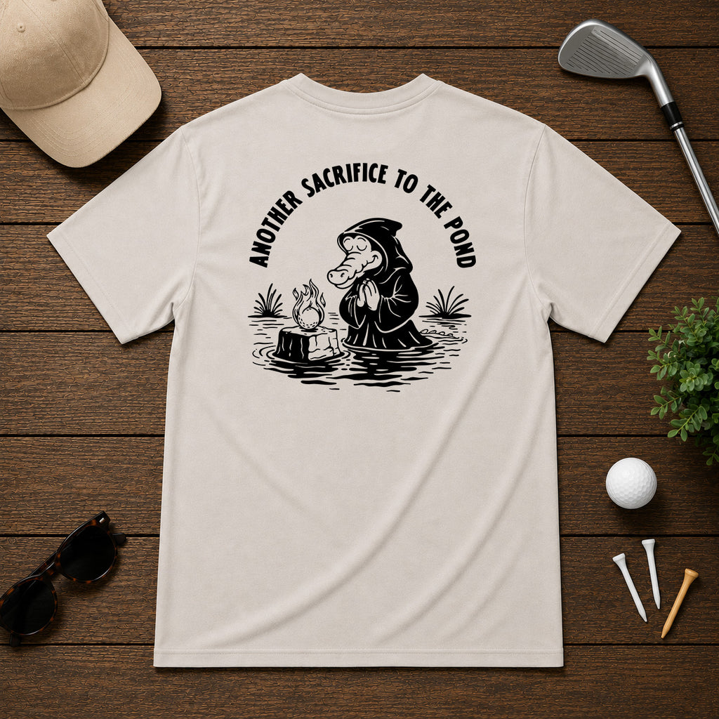 Funny alligator golfing shirt