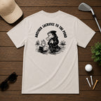 Funny alligator golfing shirt