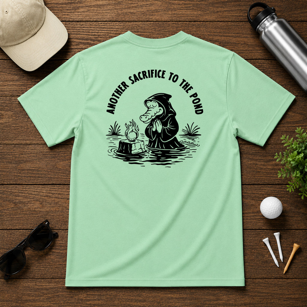 Funny alligator golfing shirt