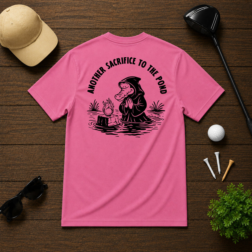 Funny alligator golfing shirt