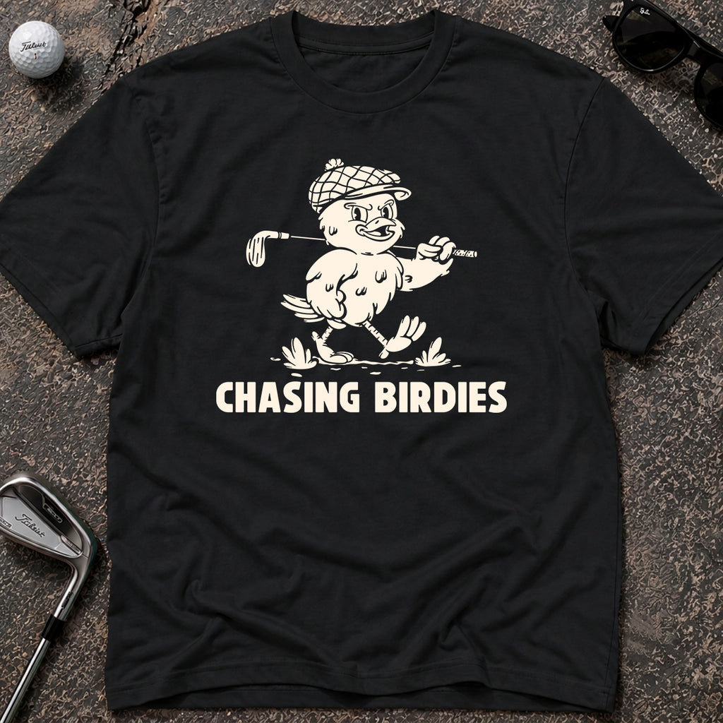 CHASING BIRDIES CREAM Golf T-Shirt