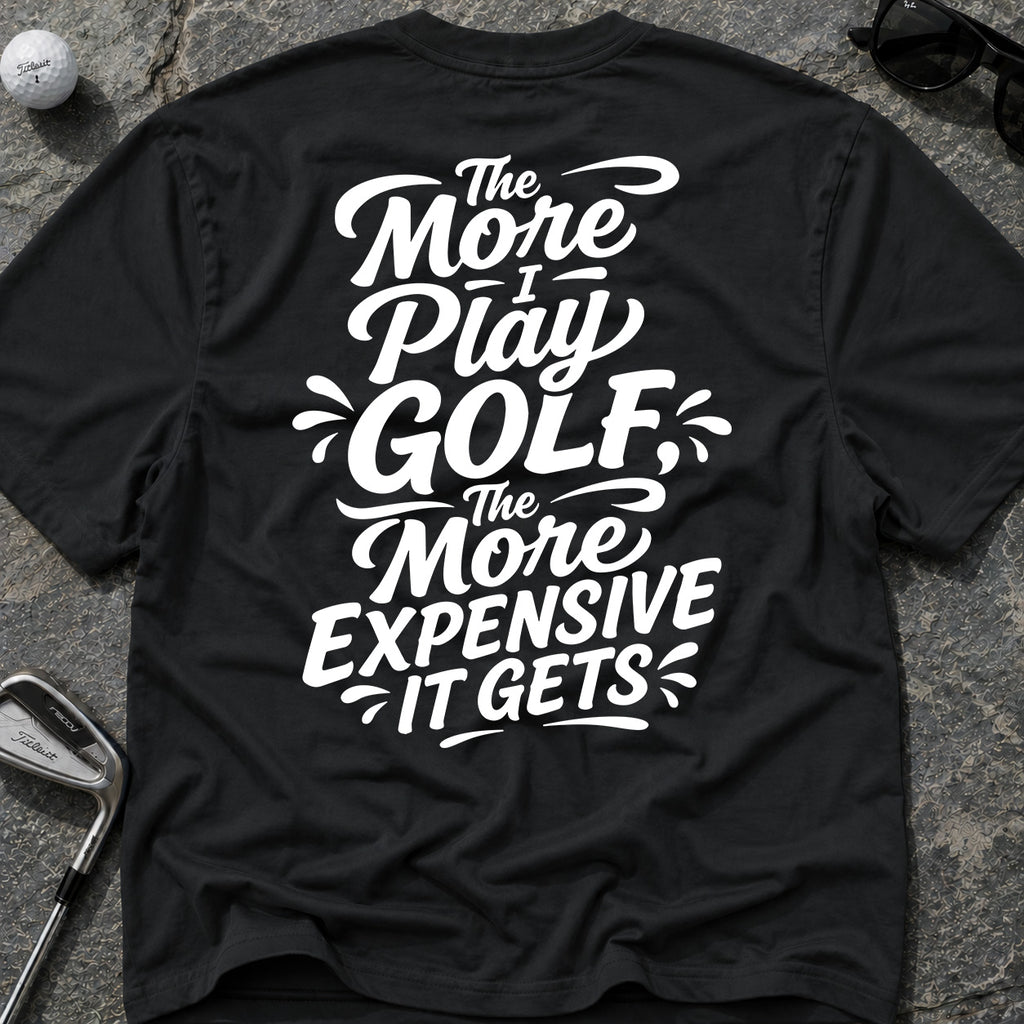 MORE I PLAY *WHITE* Golf T-Shirt