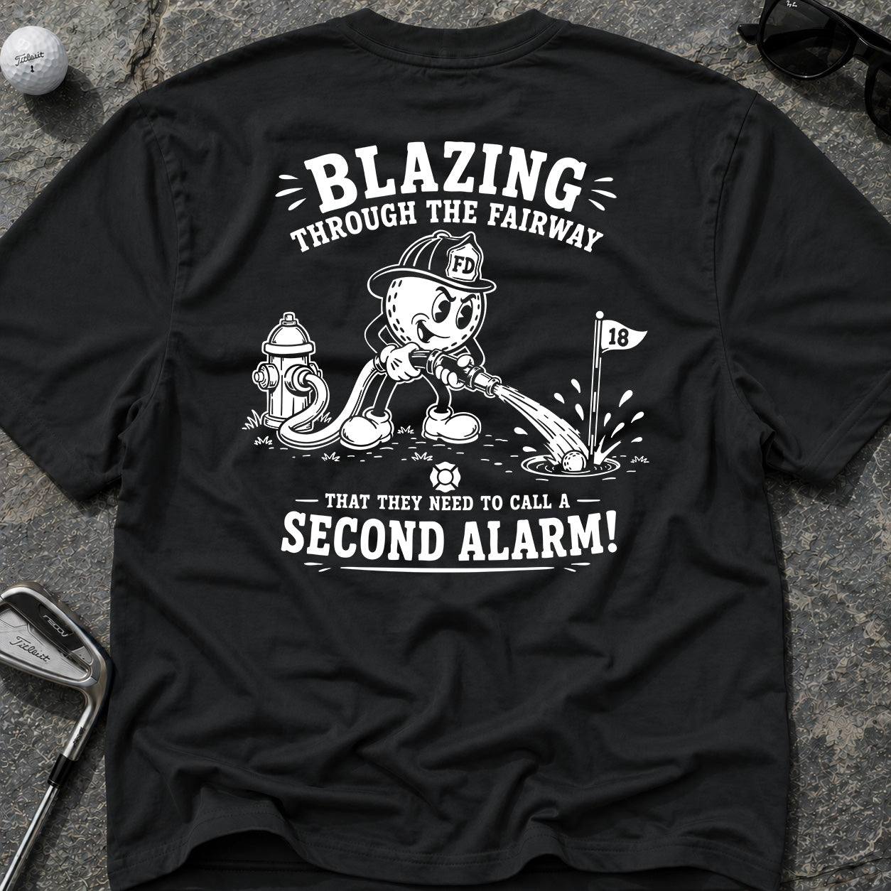 BLAZING FAIRWAY Golf T-Shirt