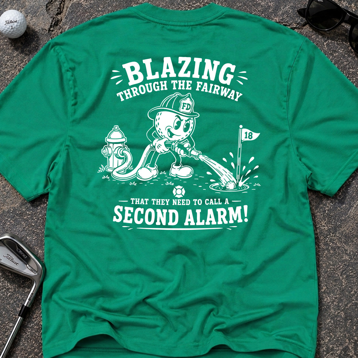 BLAZING FAIRWAY Golf T-Shirt