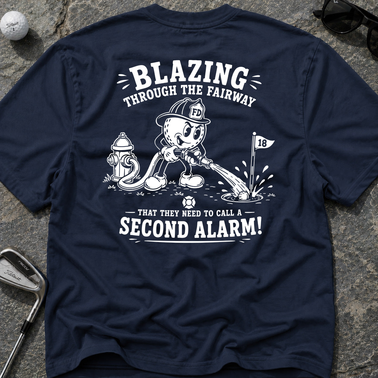 BLAZING FAIRWAY Golf T-Shirt