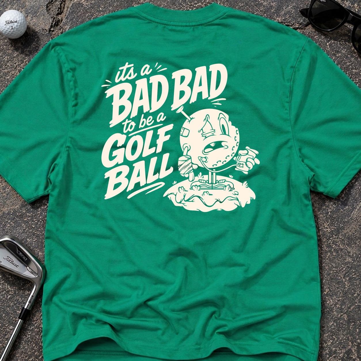 Bad Day Golf Ball Golf T-Shirt