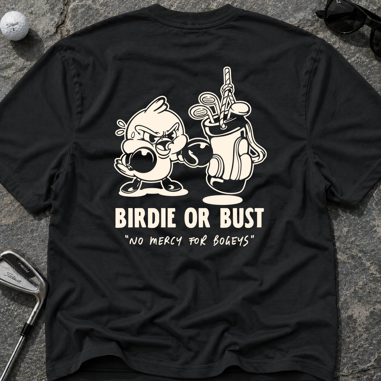 BIRDIE OR BUST Golf T-Shirt