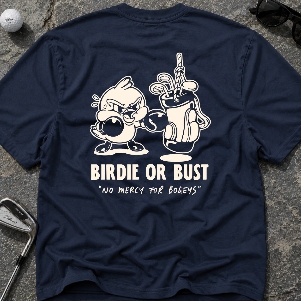 BIRDIE OR BUST Golf T-Shirt