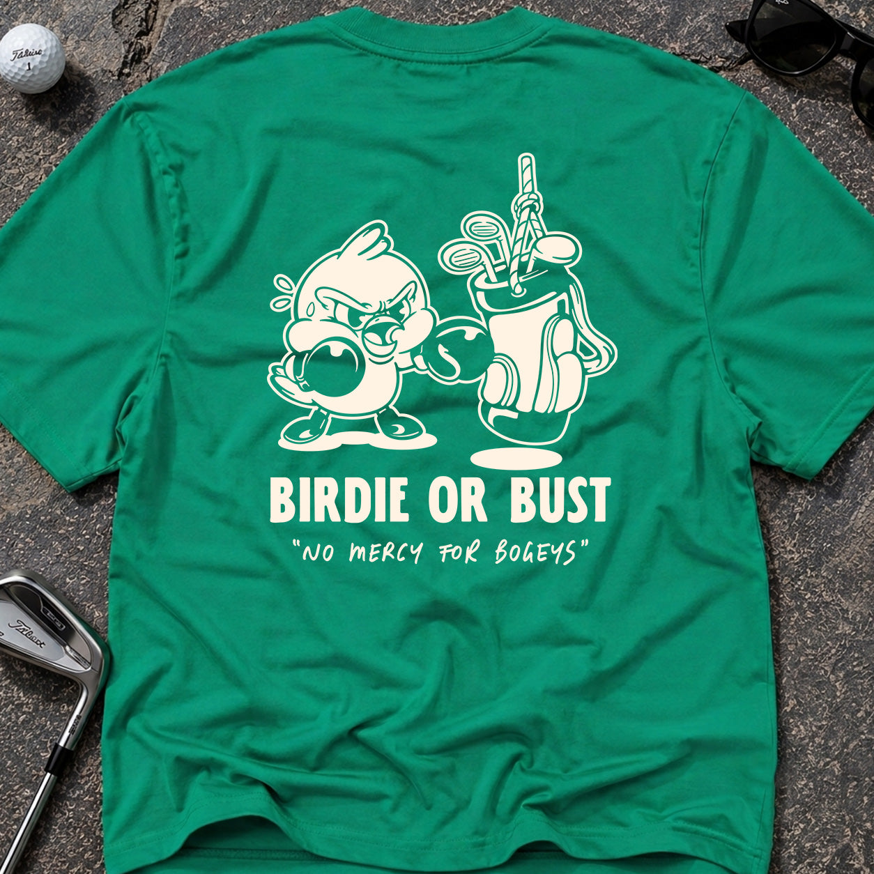 BIRDIE OR BUST Golf T-Shirt