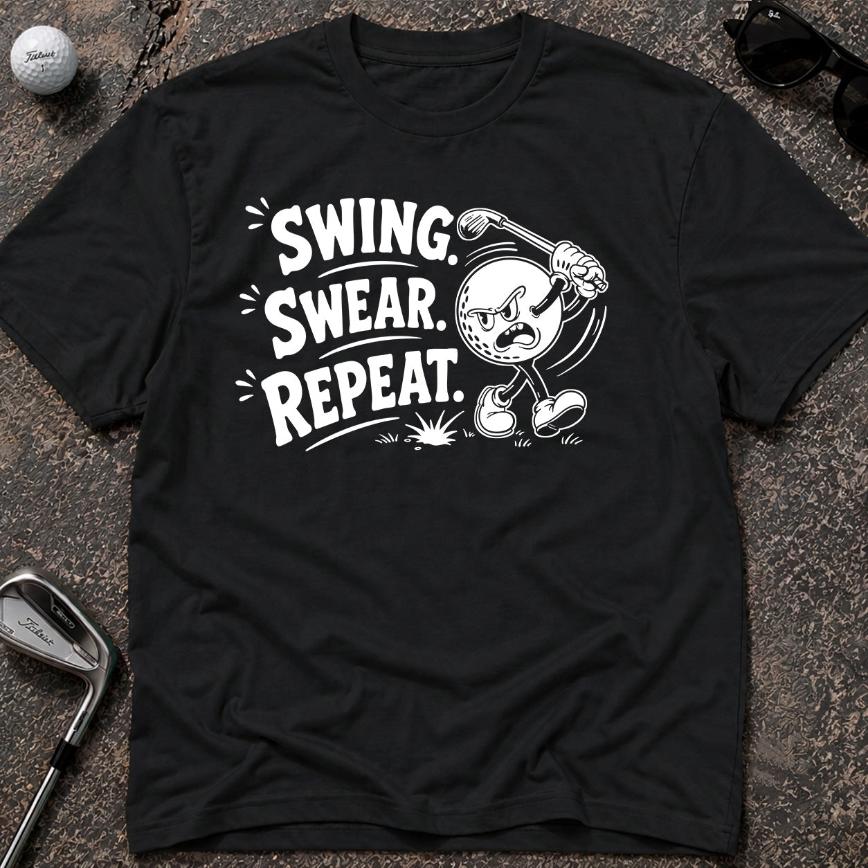 SWING SWEAR REPEAT Golf T-Shirt