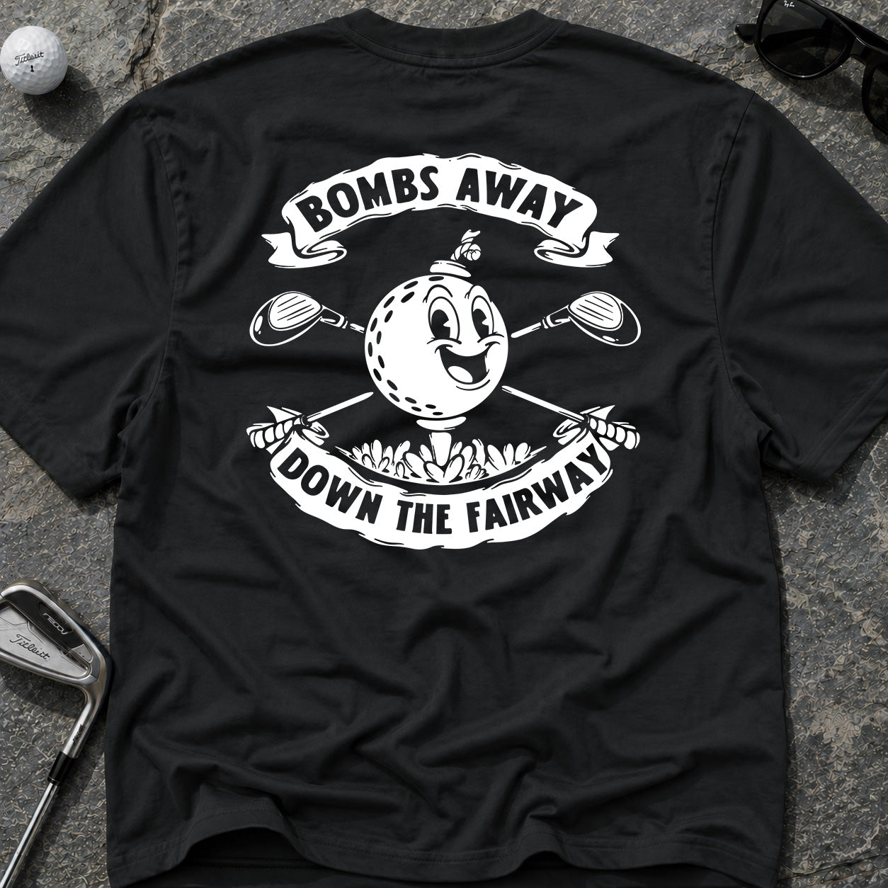 BOMBS AWAY FAIRWAY Golf T-Shirt