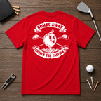 Retro funny golfer tee shirt