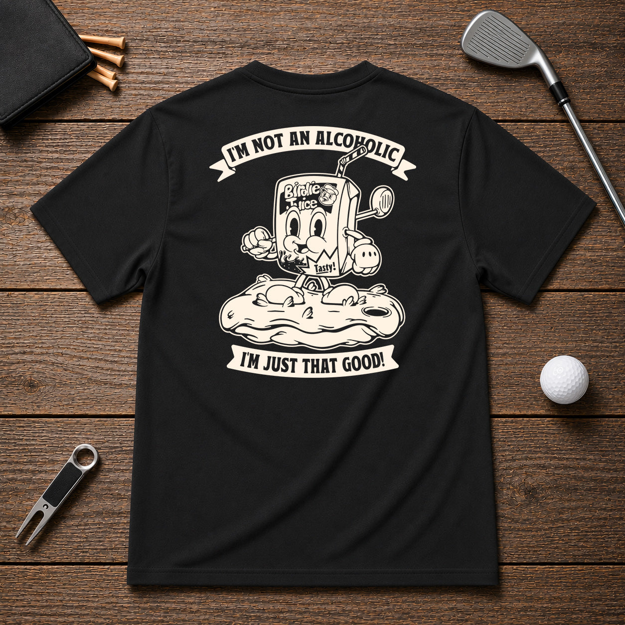 19th hole golf drinking shirt