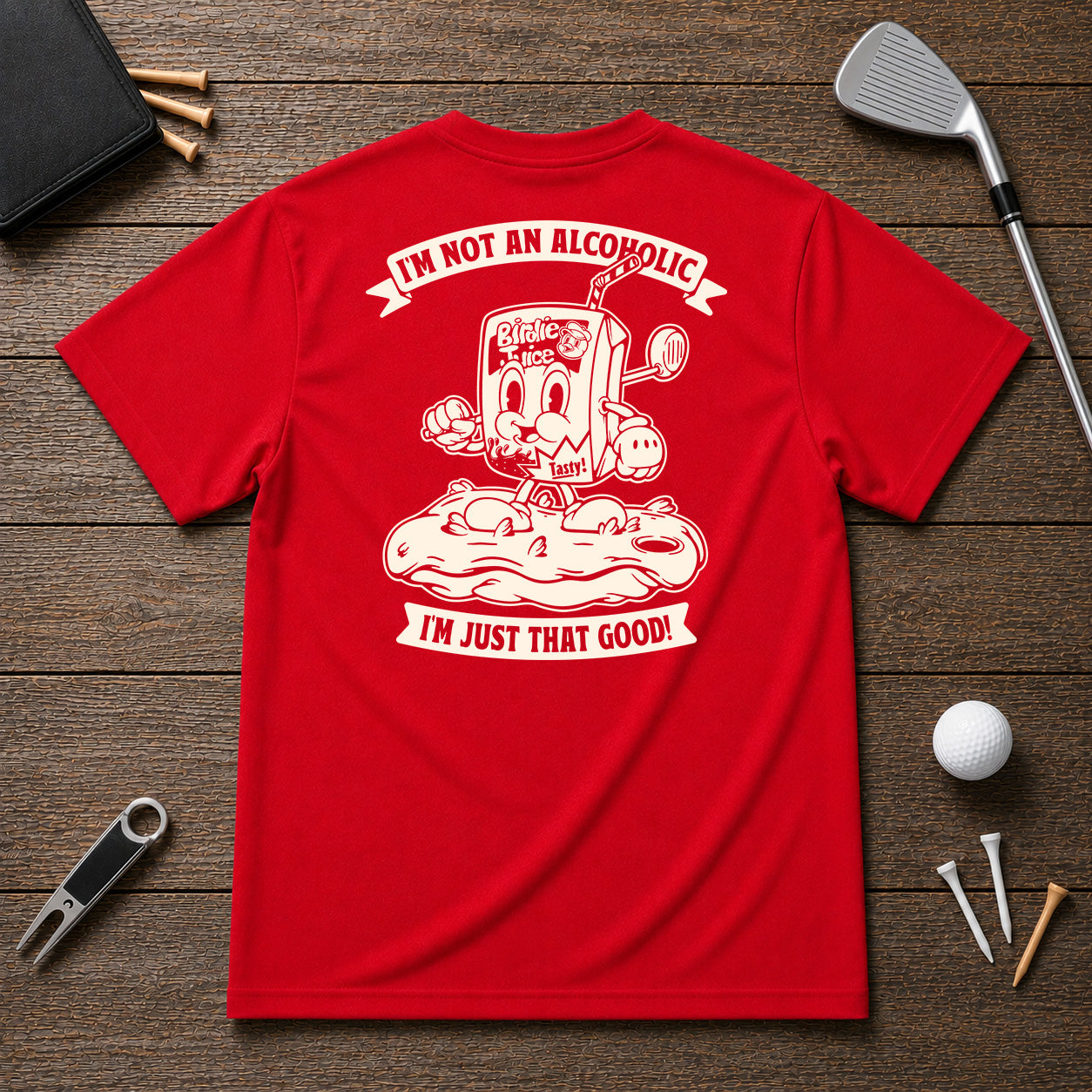 19th hole golf drinking shirt