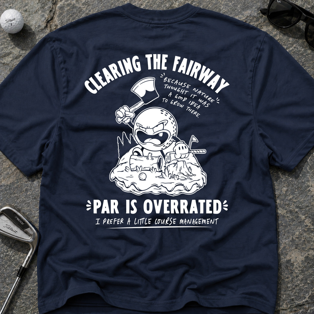 CLEARING THE FAIRWAY Golf T-Shirt