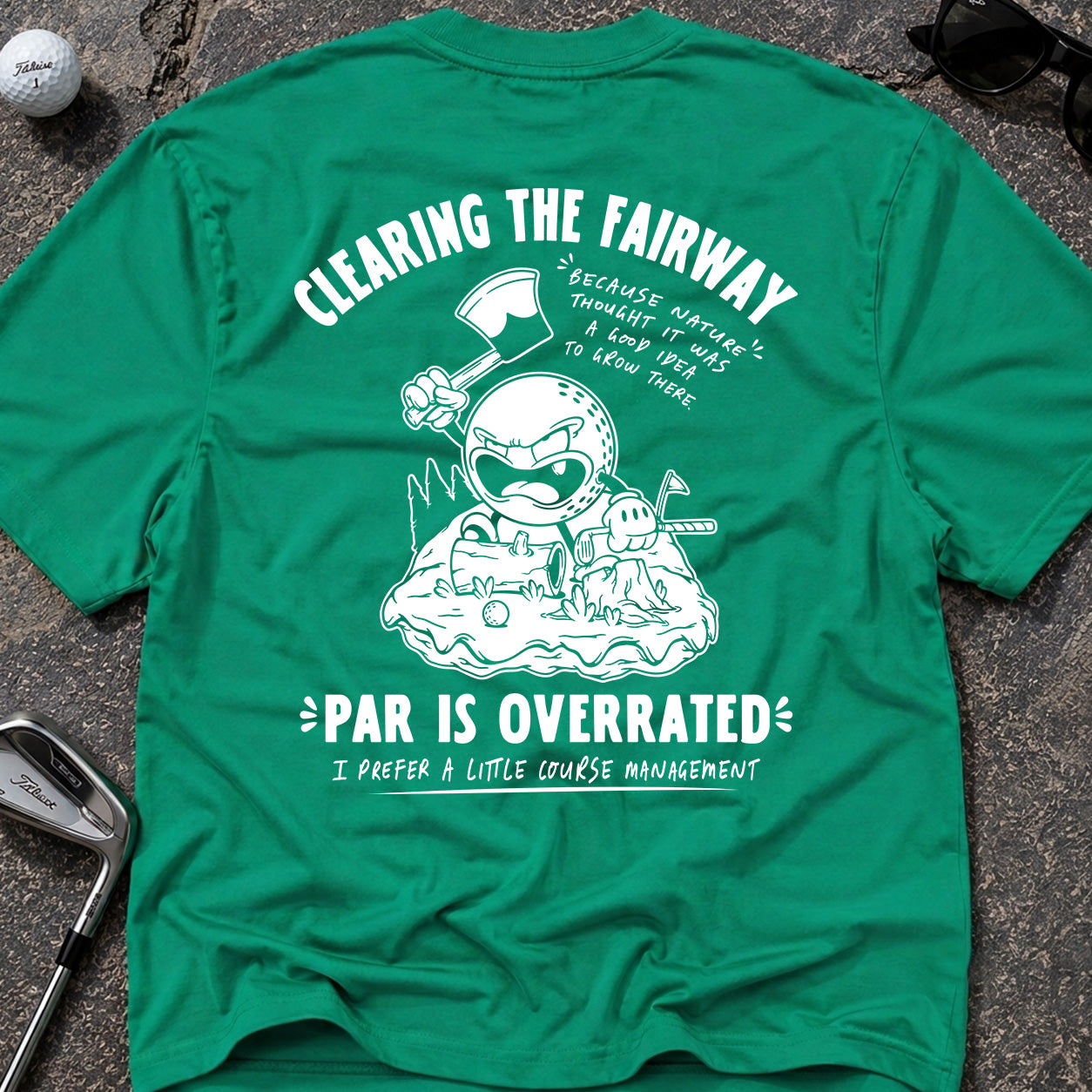 CLEARING THE FAIRWAY Golf T-Shirt